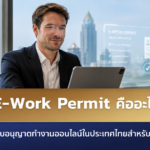 E-Work Permit คืออะไร คู่มือการขอใบอนุญาตทำงานออนไลน์ในประเทศไทยสำหรับชาวต่างชาติ