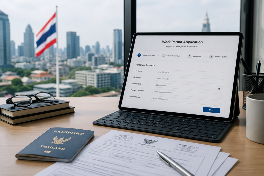 E work permit Thailand